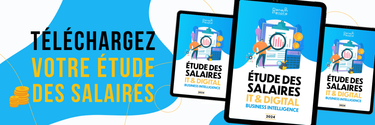 télécharger l'étude des salaires Business Intelligence 2024 de Danem People